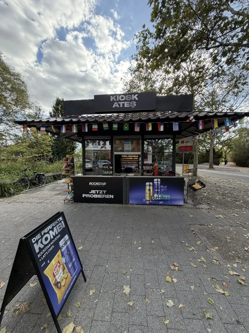 Kiosk Ateş – Werbebeschriftung